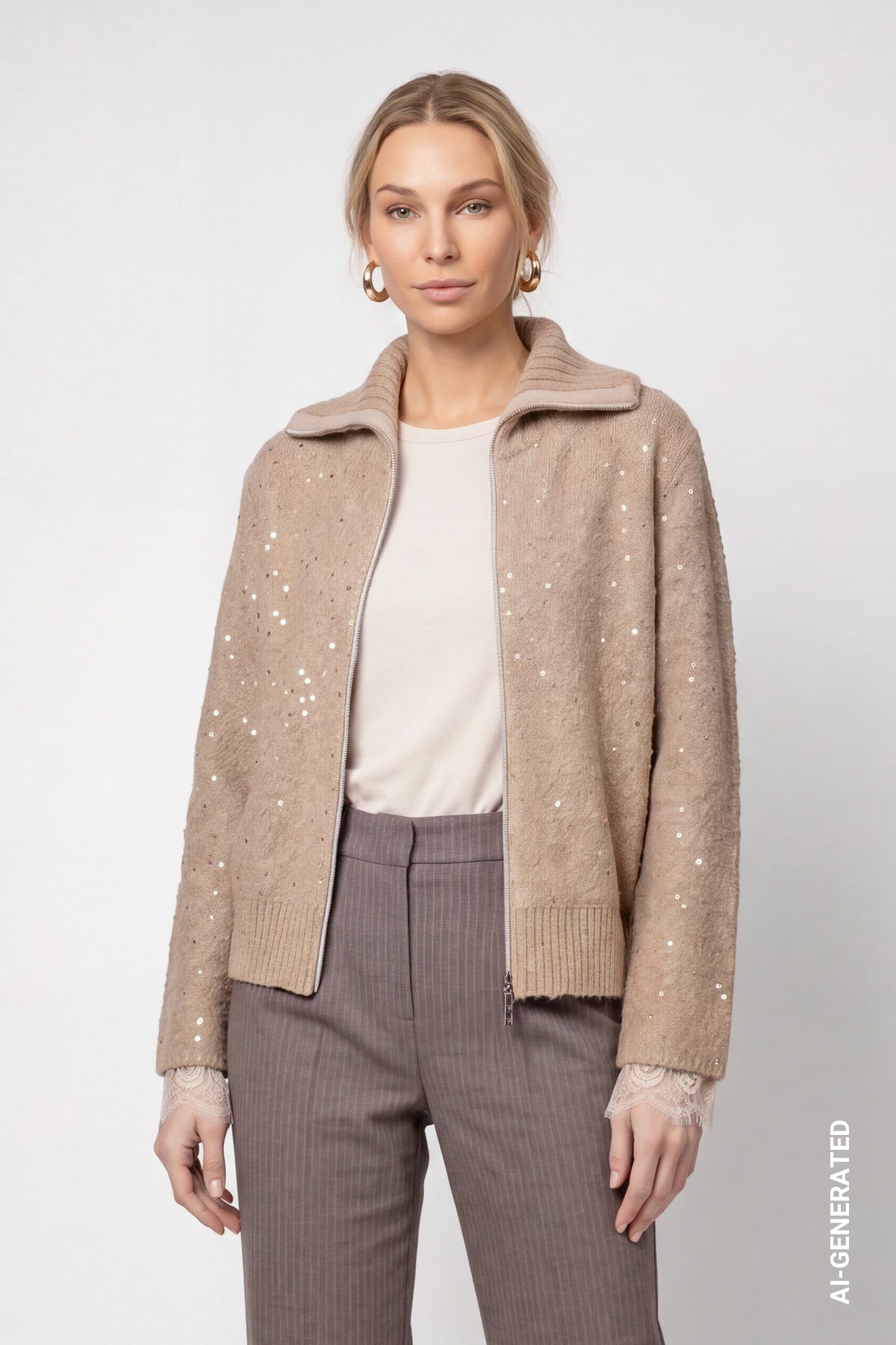 ONLINE EXKLUSIV - Strickjacke - Boucle - Casual