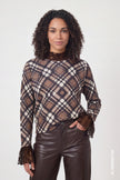Strickpullover - Karo-Muster - Casual