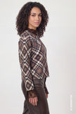 Strickpullover - Karo-Muster - Casual