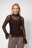 Langarmshirt - Spitze - Anlass