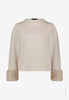 Sweatshirt  - Plüschbesatz