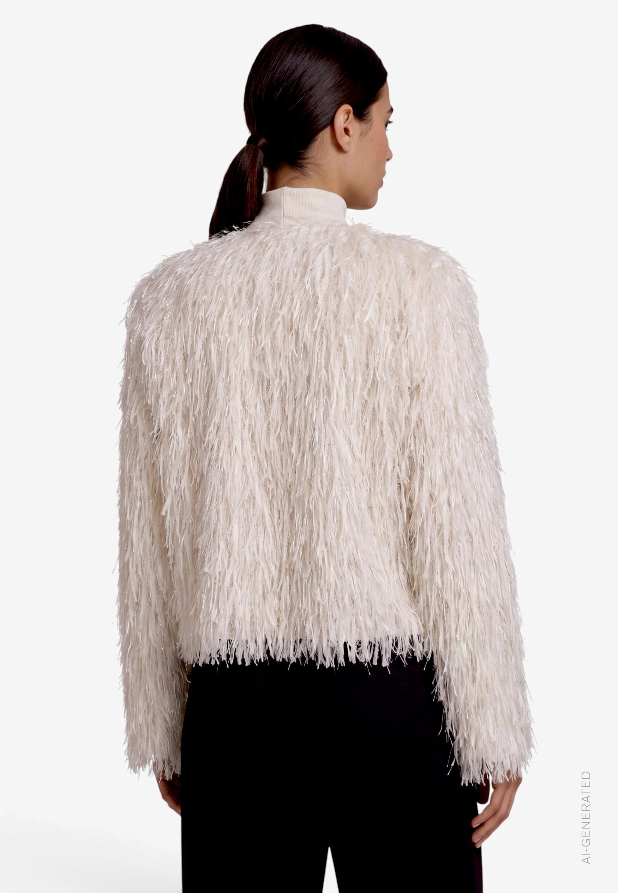 Strickjacke - Fransen - Casual