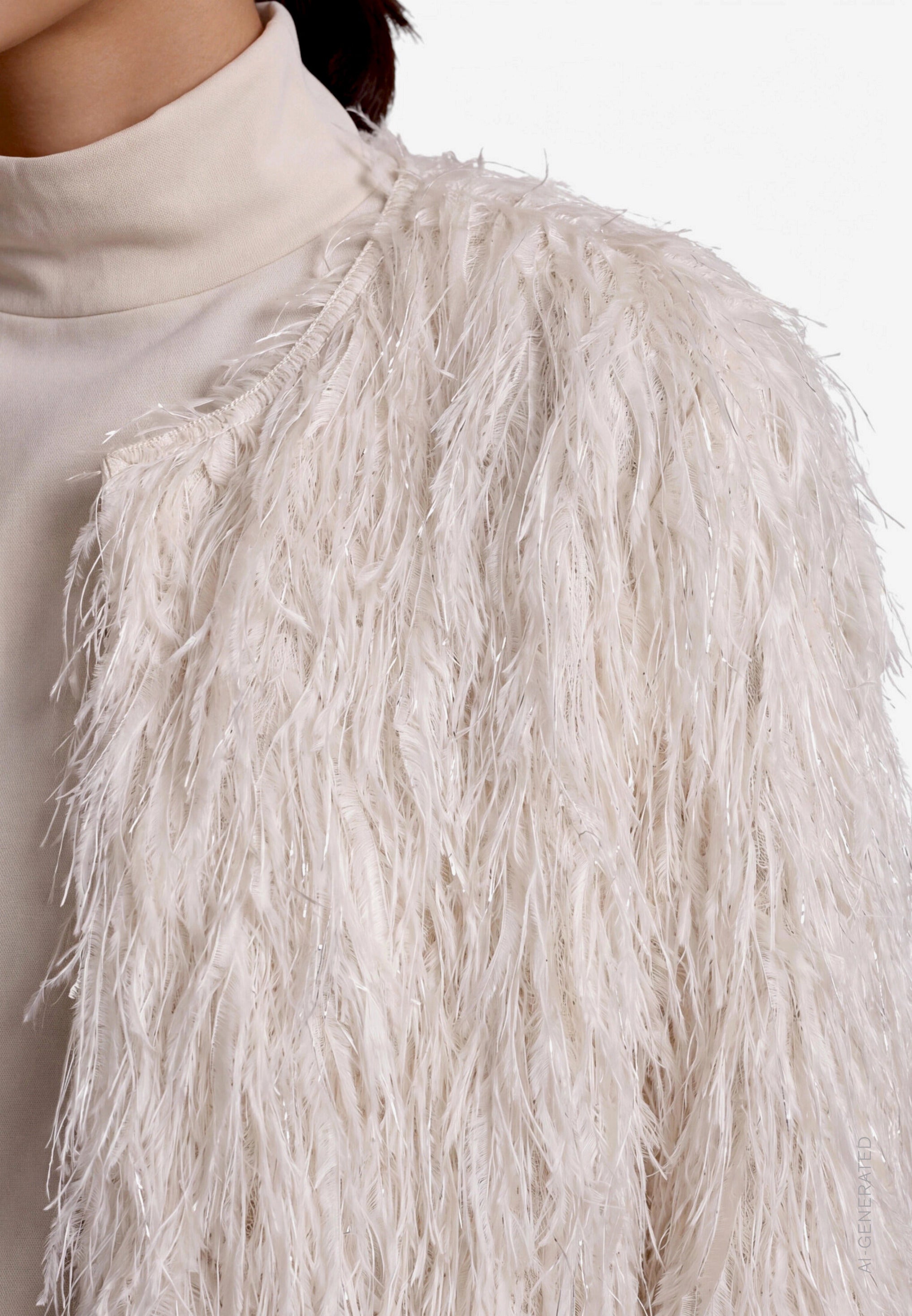 Strickjacke - Fransen - Casual