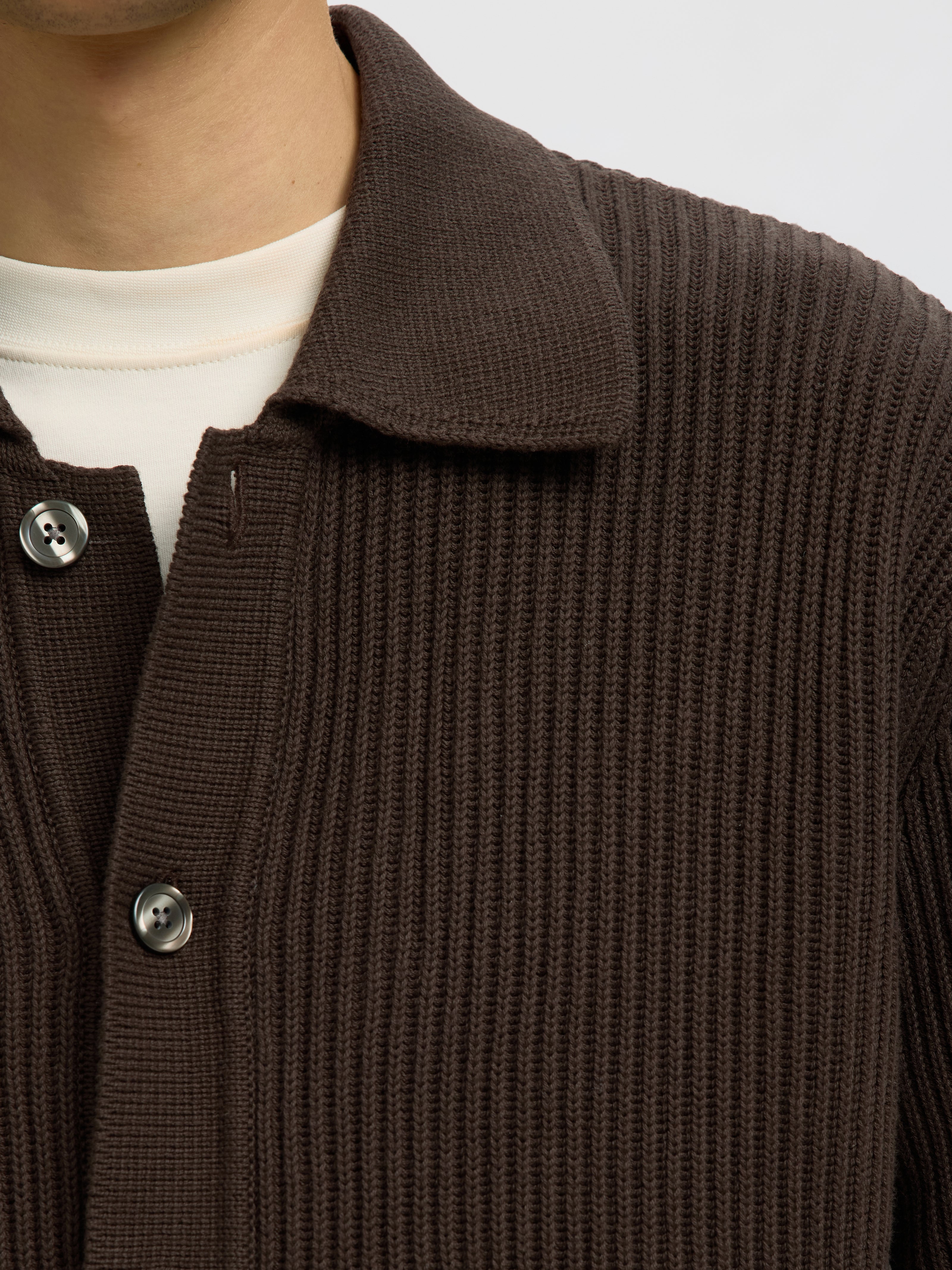 Strickjacke - Baumwolle - Casual