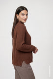 Strickpullover - Stehkragen