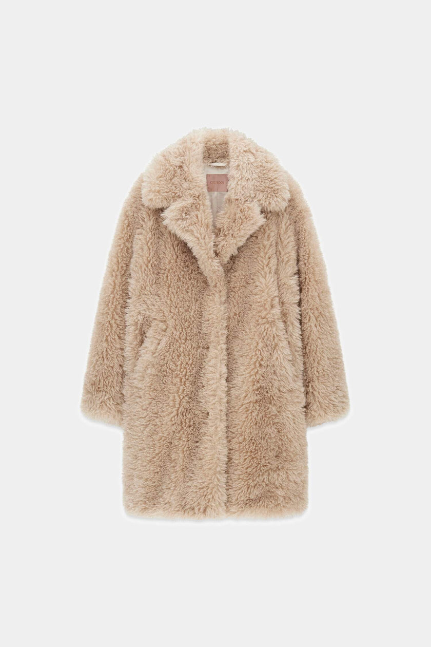 Fake Fur Mantel - NICOLETTA