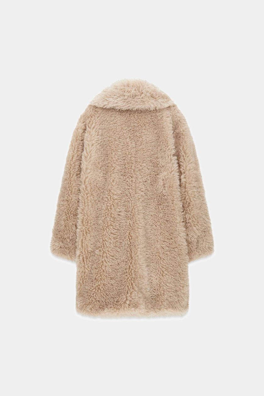 Fake Fur Mantel - NICOLETTA