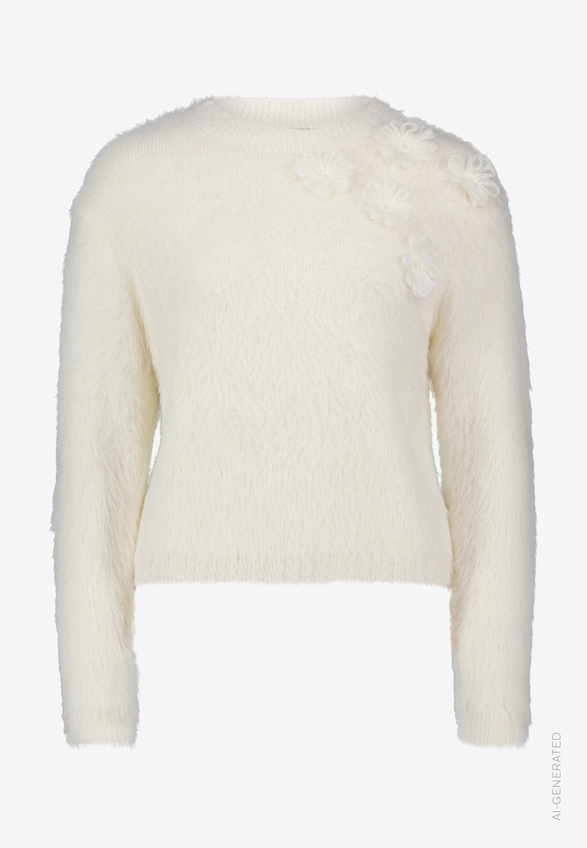 Pullover - 3D Blumen