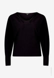 Strickpullover  - Raffung