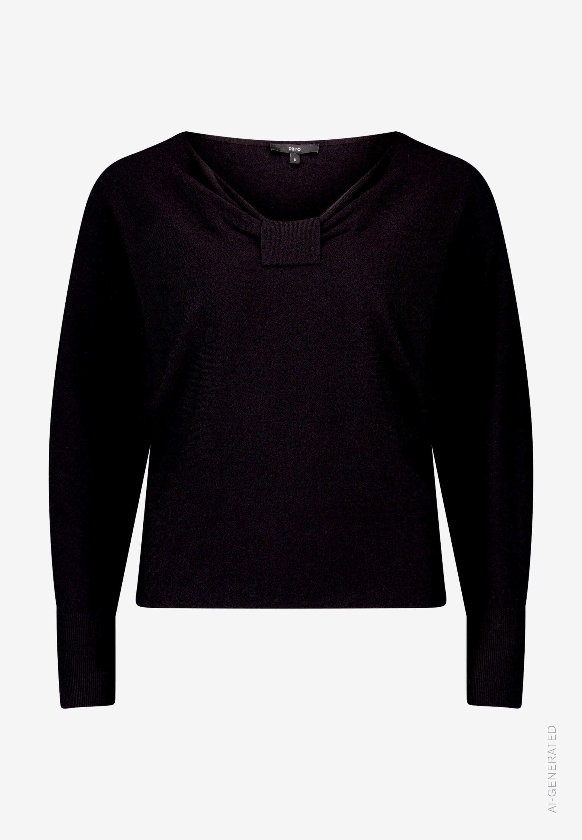 Strickpullover  - Raffung