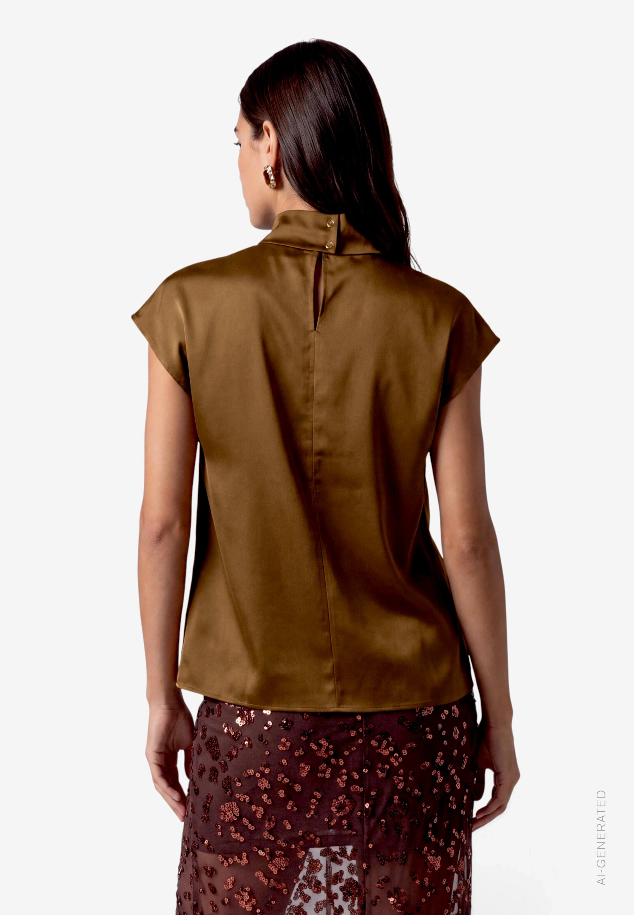 Bluse  - Satin