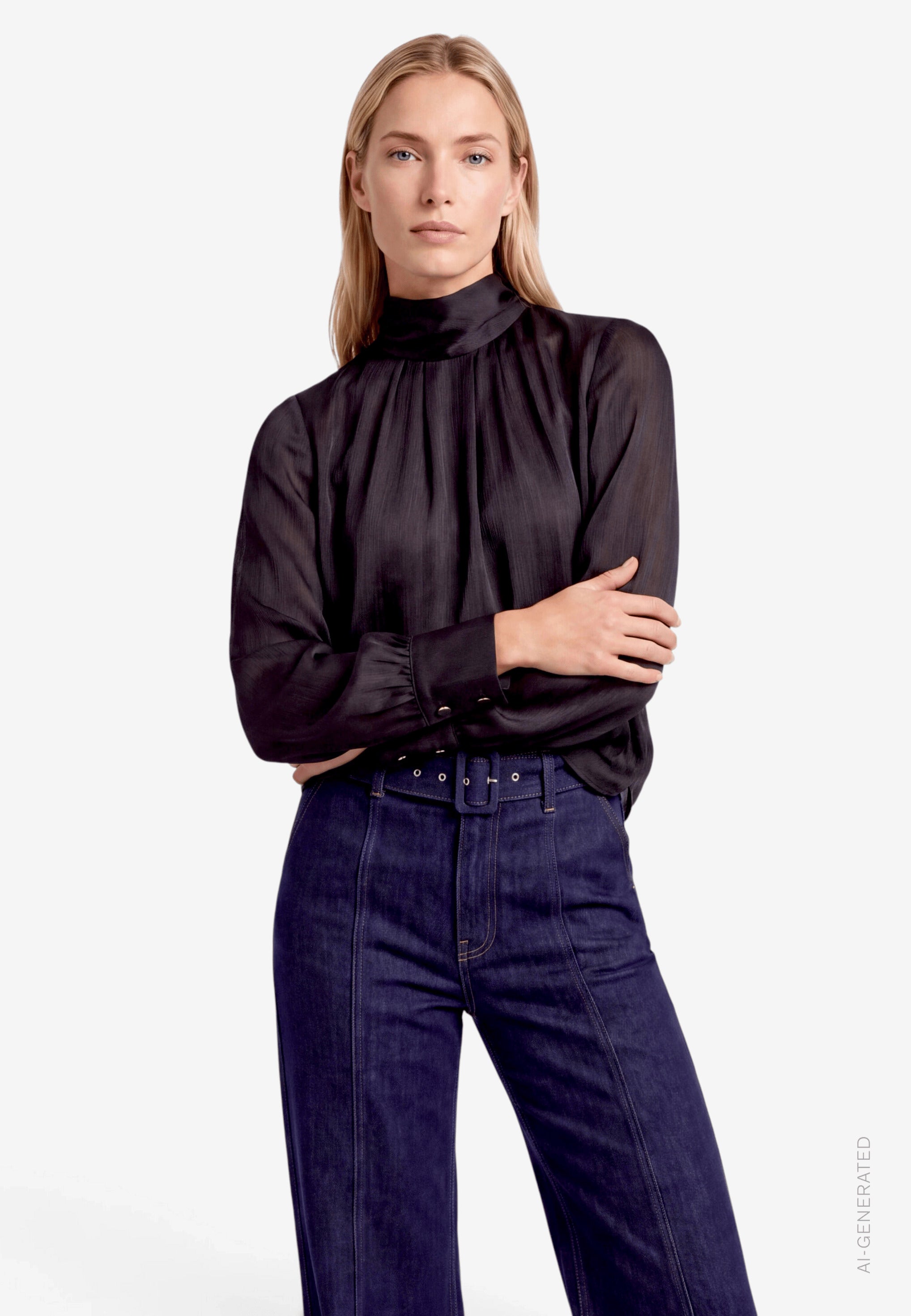 Bluse - Satin