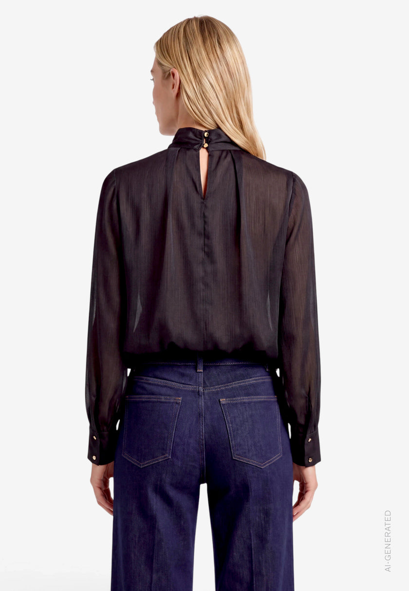 Bluse - Satin