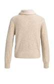 Strickjacke - abnehmbarer Kragen