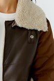 Wendejacke - Materialmix