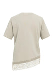 T-Shirt - Spitzensaum