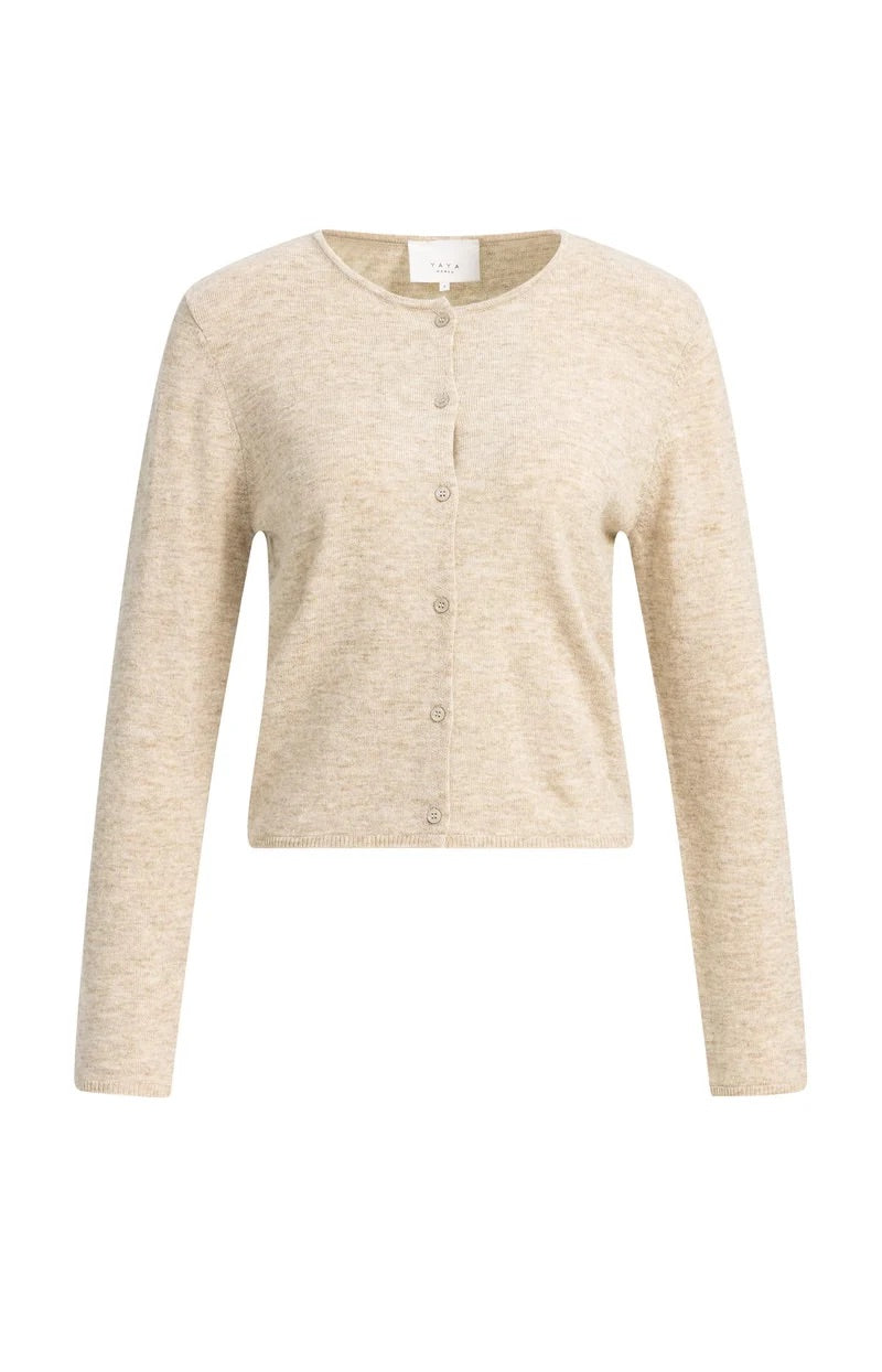 Strickjacke - Melange