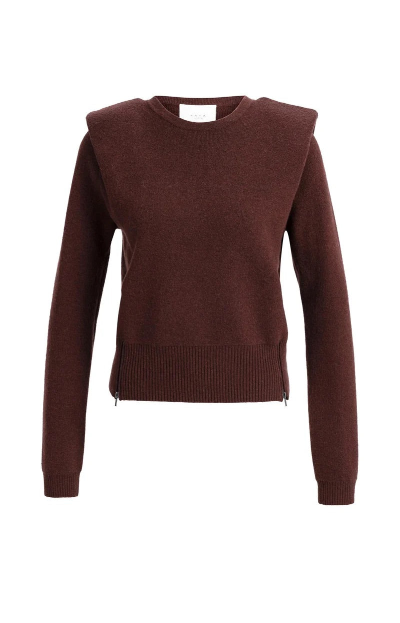 Strickpullover - betonte Schulter