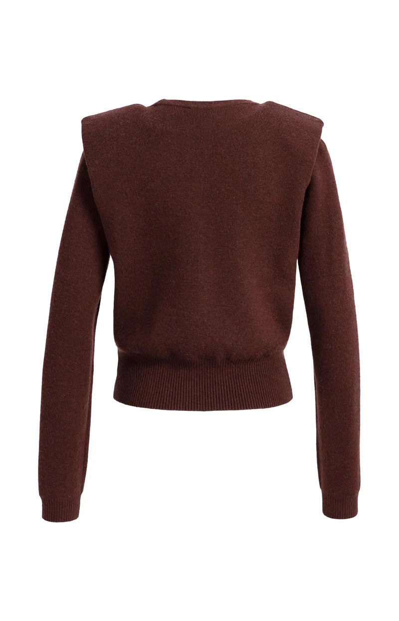 Strickpullover - betonte Schulter