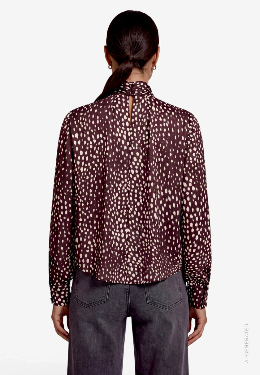 Bluse - Satin