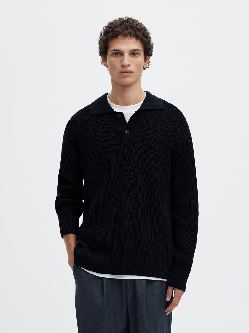 Pullover - Polokragen