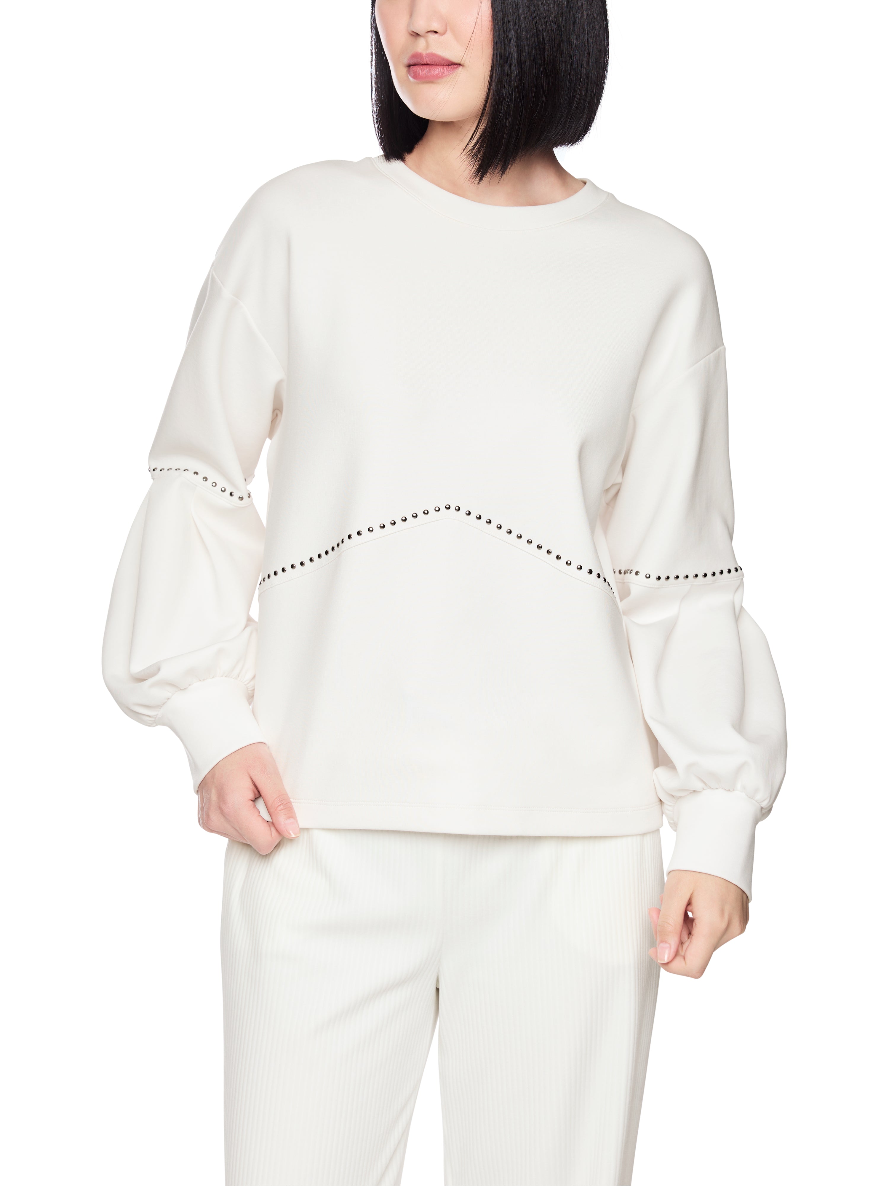 Sweatshirt - Nieten-Details