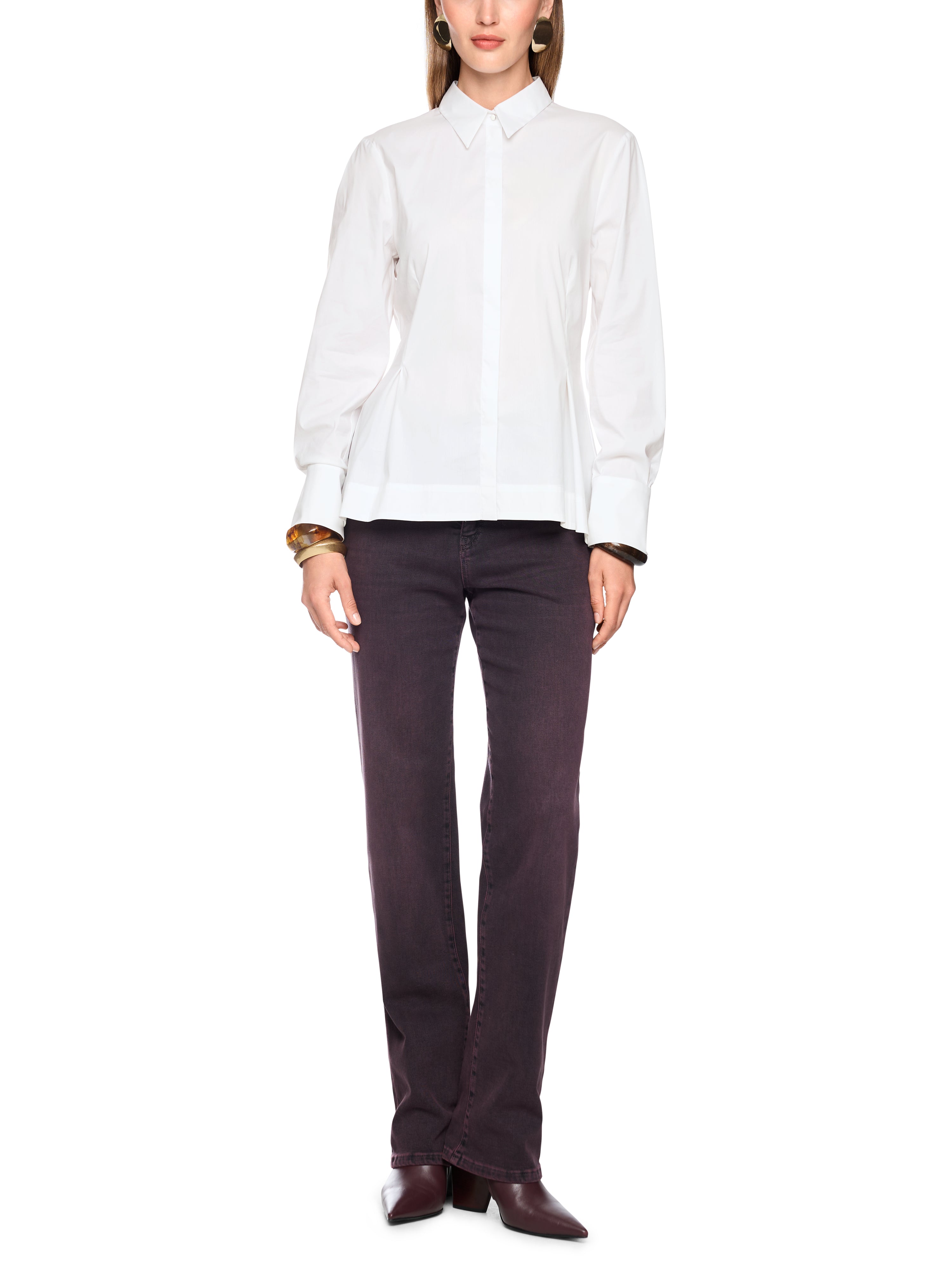 Bluse - Baumwollstretch