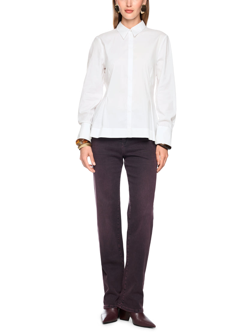 Bluse - Baumwollstretch