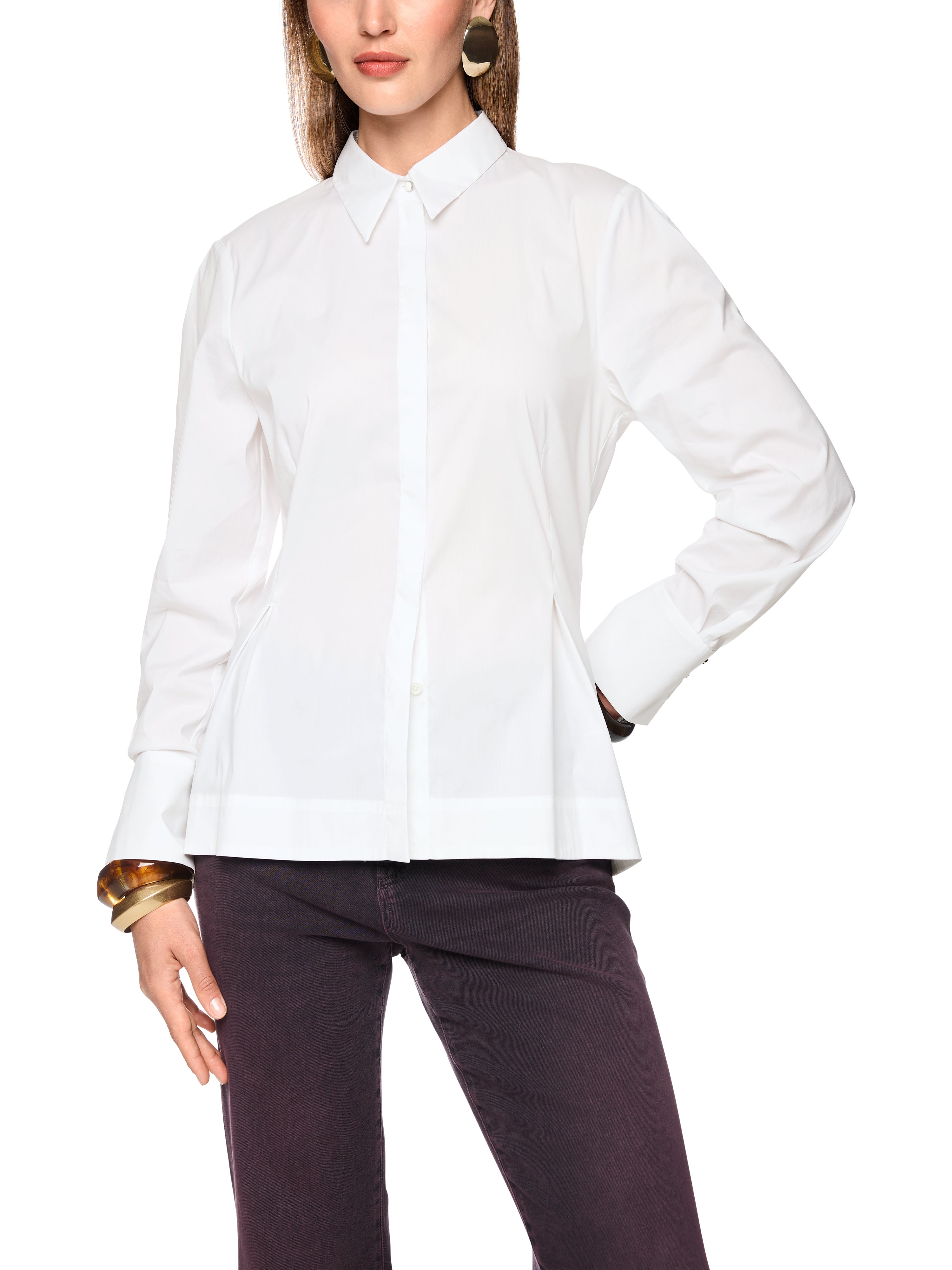 Bluse - Baumwollstretch