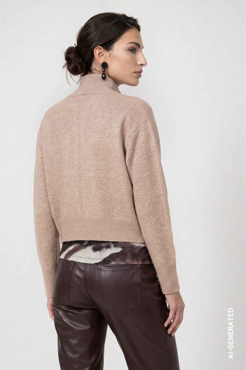 Strickjacke - Pattentaschen