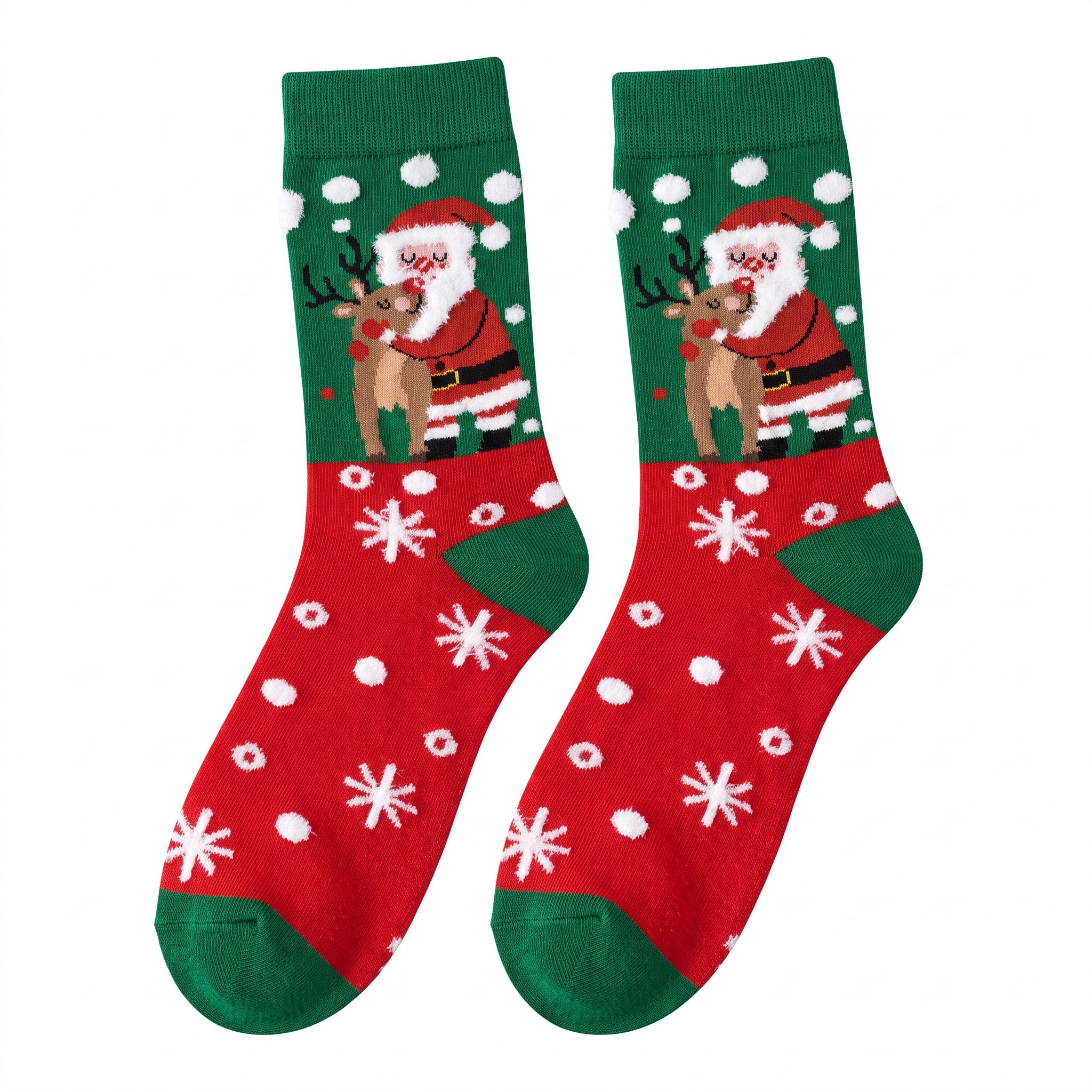 Socke - Weihnachtsmann/Rentier