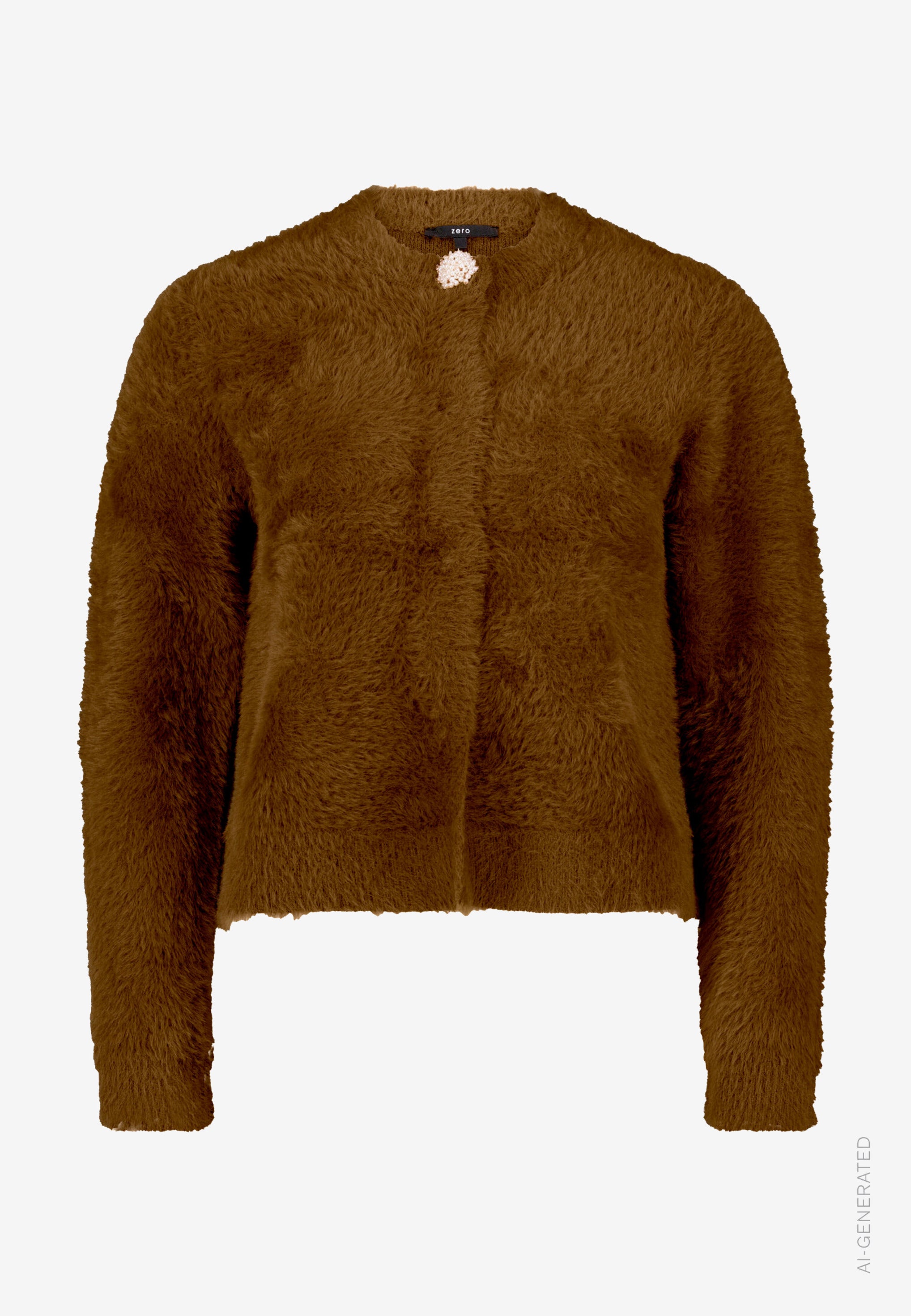 Strickjacke -  Zierknopf