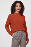 Strickpullover - Stehkragen