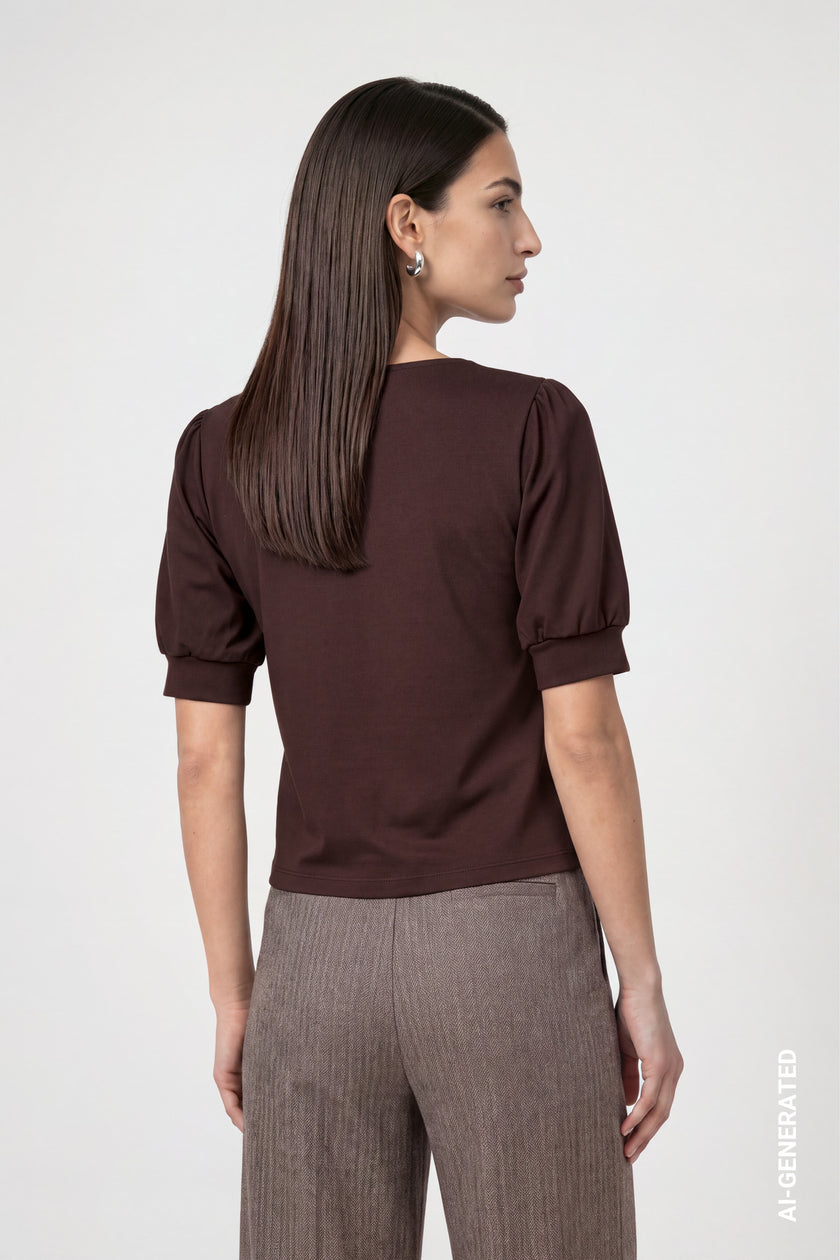 Sweatshirt - Schleifen-Detail