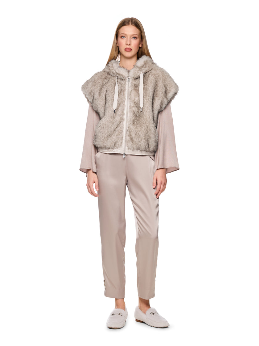 Weste - Fake-Fur