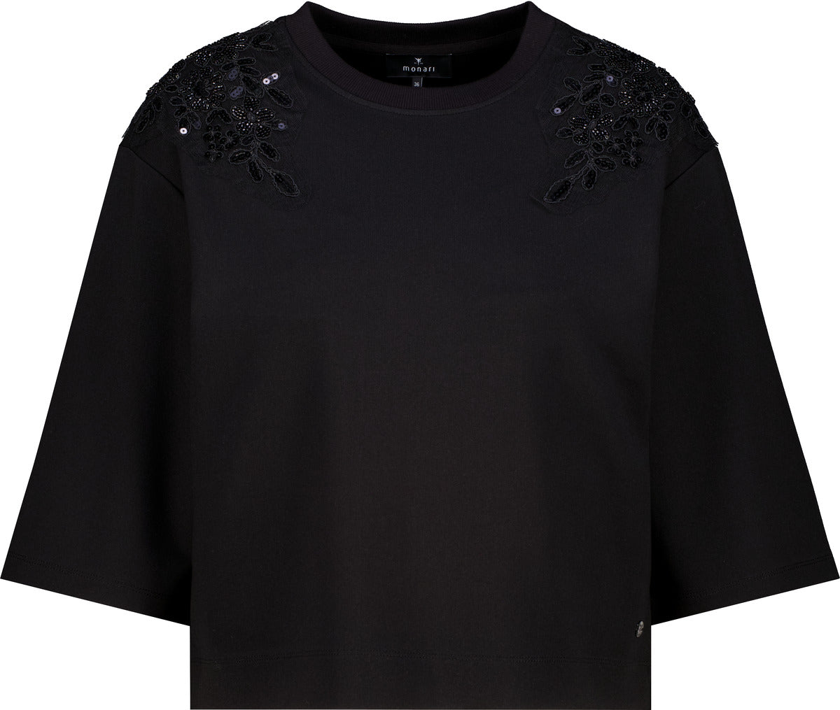 Sweatshirt mit Schmuckstickerei
