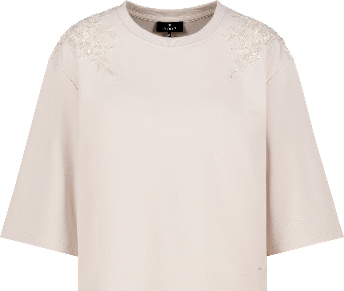 Sweatshirt mit Schmuckstickerei