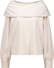 ONLINE EXKLUSIV - Sweatshirt mit Carmen-Ausschnitt und Strass