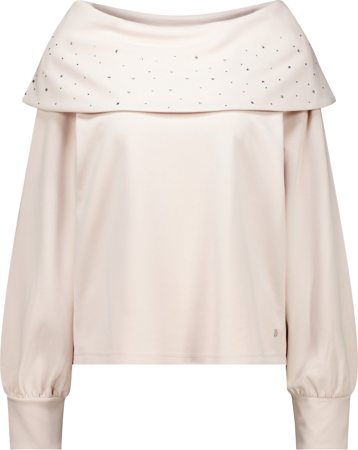 ONLINE EXKLUSIV - Sweatshirt mit Carmen-Ausschnitt und Strass