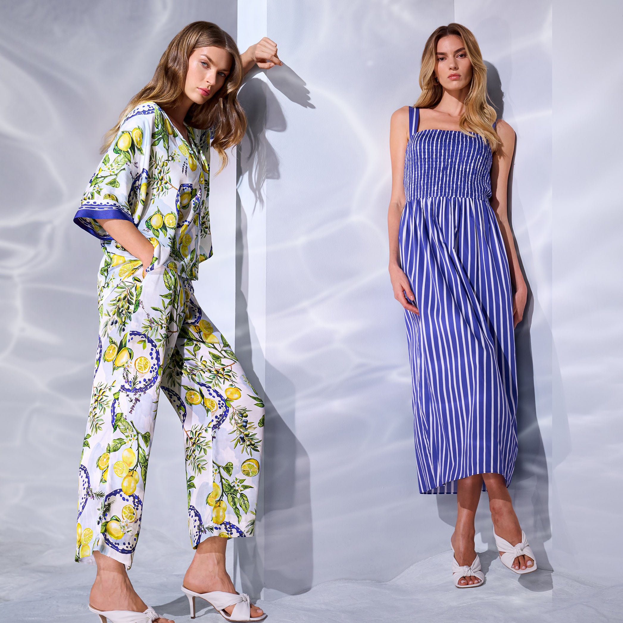 Maxikleid -  gesmoktes Oberteil