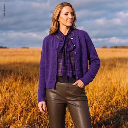 Strickjacke - Wollmix