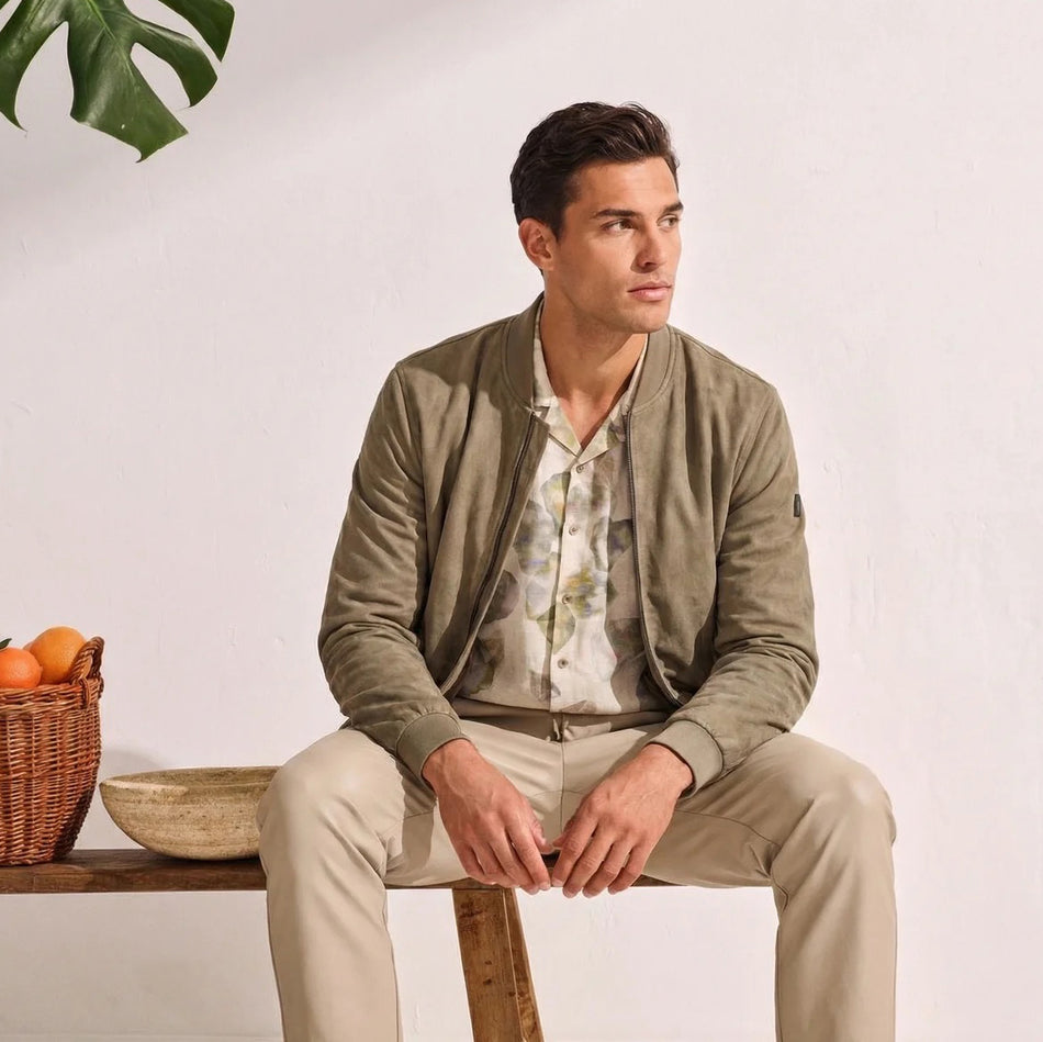 Blouson - Wildleder-Look